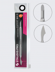 Лопатка маникюрная Staleks Pro Expert 90 Type 3 (пушер скошенный и топорик)
