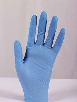 Перчатки нитриловые,голубые (плотность 3,5 г/м²) MEDICOM, 100шт/уп, размер XL