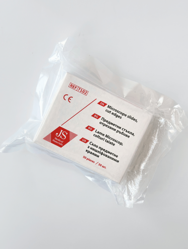 Стекло предметное с нешлифованными краями, JS (50 шт)