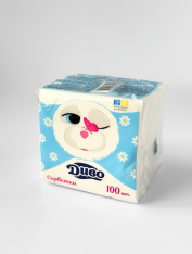 Салфетки 24*25 Диво белые (100 шт/уп)