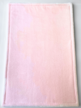 Коврик для ног (60х40 см) велсофт, розовый