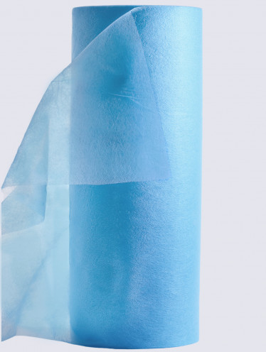 Простынь одноразовая 0.8х500 м (25 мкм) голубая