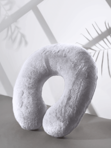 Подголовник-подушка на кушетку, Светло-серая