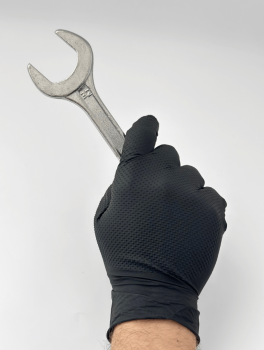 Перчатки нитриловые (размер XL) черные 9г SanGig Strong, 50 шт