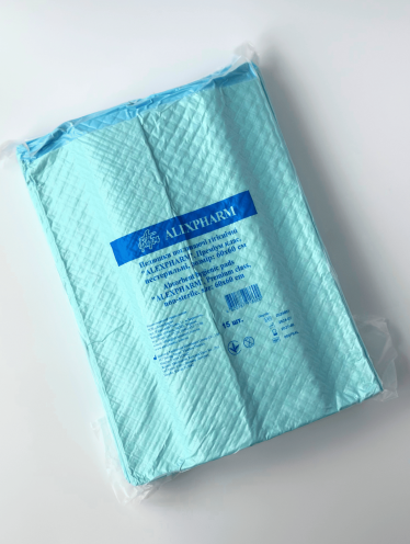 Пеленки одноразовые 60*60 см, Alexpharm (15 шт/уп)