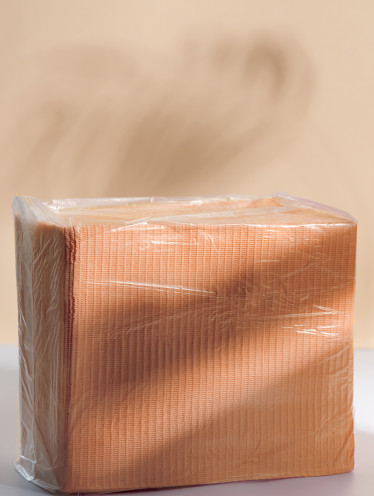 Салфетка стоматологическая 2-слойная, персиковая (500шт/уп)