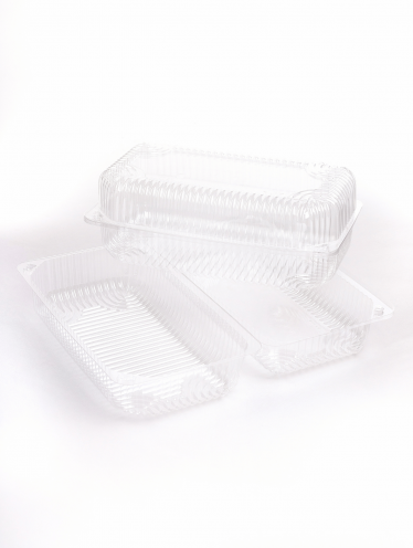 Ланч-бокс прозрачный Большой (IT-356) 1600мл (300 шт/ящ)