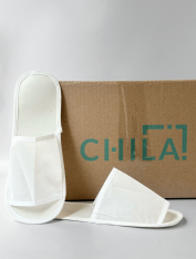 Тапочки одноразовые "Hotel" белые (100 пар)