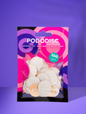 Сменные файлы для педикюрного диска (100 грит) белые Staleks Pro PodoDisc M (50 шт)