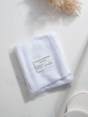 Полотенце махровое, белое (30*30см), Турция