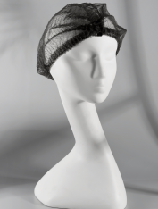 Шапочка одноразовая черная (100 шт)