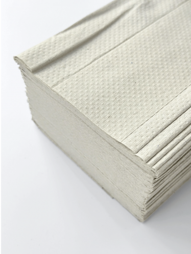 Полотенце бумажное V-складка, серое (160л/уп)