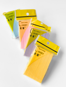 Спонж косметологический прессованный, желтый (12шт/уп)