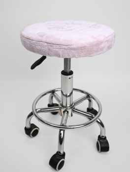 Чехол на стул для мастера (плюшевый), розовый