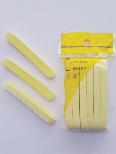 Спонж косметологический прессованный, желтый (12шт/уп)