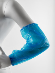 Нарукавники полиэтиленовые 20 мкм "Эконом" (100 шт), голубые