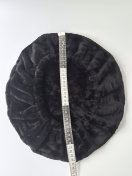 Чехол на стул для мастера (плюшевый), черный