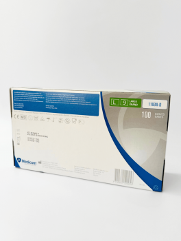 Рукавички нітрилові (розмір L) блакитні 3г Medicom Vitals, 100 шт