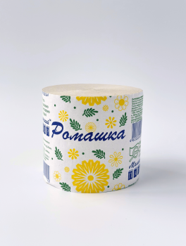 Туалетний папір без гільзи Ромашка, сірий