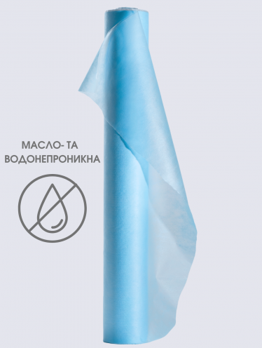 Простынь ЛАМИНИРОВАННАЯ 0.8х50 м (50 мкм) голубая