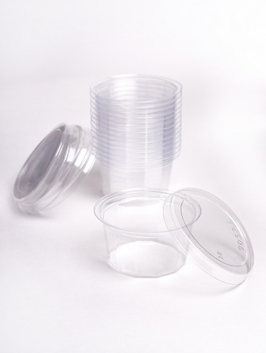 Соусница SL905+крышка d=5см, h=3см (100 шт/уп)