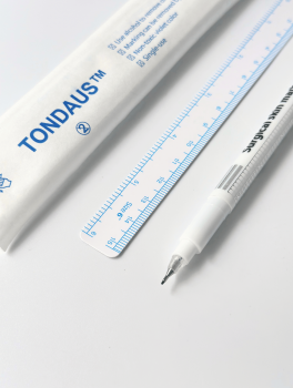 Маркер косметологічний з лінійкою (0,5 мм), фіолетовий