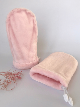 Перчатки для парафинотерапии, розовые