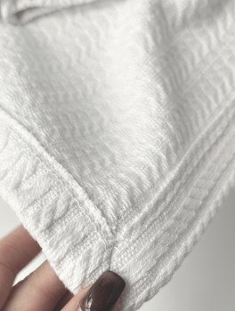 Плед-покрывало хлопковое пике "Косичка", 160х220 см