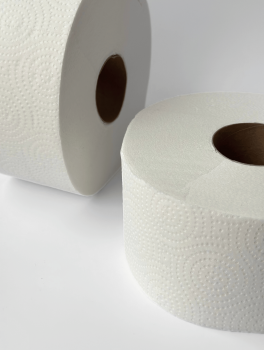 Туалетний папір Джамбо 90 м, 2-шаровий, білий