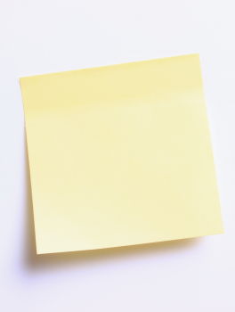 Папір для нотаток жовтий 76х76мм (100 арк)