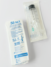 Шприц 50 мл перфузионный Luer Lock с иглой 14G, Alexpharm (25 шт/уп)
