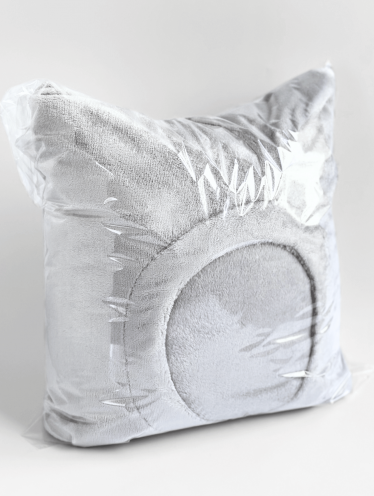 Чехол плюшевый с отверстием (пошив по индивид. размерам), светло-серый (300 г/м²)