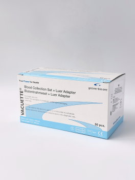 Катетер "Метелик" 23G з Луер адаптером, Vacuette (50 шт/уп)