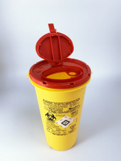 Контейнер DISPO для сбора игл и медицинских отходов, 1л