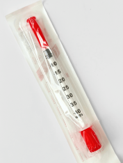 Шприц 1мл инсулиновый U-40 с интегр. иглой 30G, MedPlast (100 шт/уп)