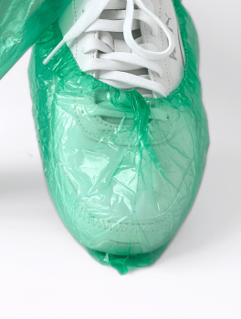 Бахилы 3 г/шт ПРОЧНЫЕ БИO-разлагаемые, зеленые (100 шт)