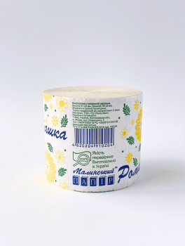 Туалетний папір без гільзи Ромашка, сірий