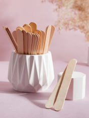 Шпатель 15 см деревянный для депиляции (100 шт/уп)