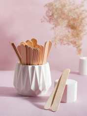 Шпатель МИНИ 9 см деревянный для депиляции (100 шт/уп)