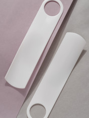 Лопатка для обуви белая, 20 см (30 шт/уп)