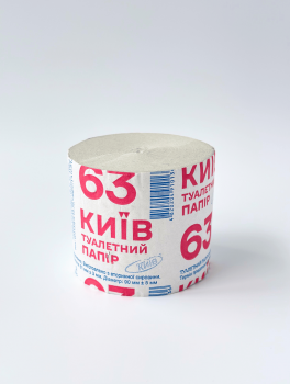 Туалетний папір без гільзи КИЇВ, сірий