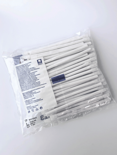 Слюноотсос пластиковый, белый (100шт/уп)