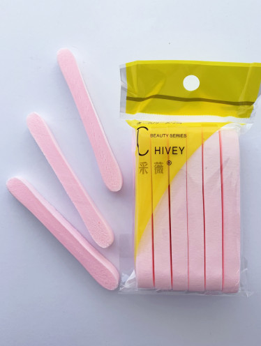 Спонж косметологический прессованный, розовый (12шт/уп)