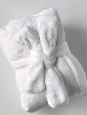 Халат дитячий плюшевий (300 г/м²), розмір 116-128 см (6-8 років) CHILA™