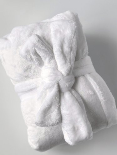 Халат дитячий плюшевий (300 г/м²), розмір 116-128 см (6-8 років) CHILA™