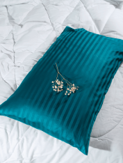 Наволочка 70*70 см САТИН, Изумрудный