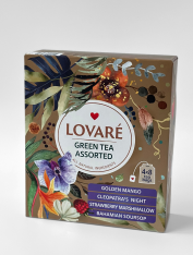 Чай зеленый LOVARE 48г (1.5г*32 шт), пакетированный, АССОРТИ