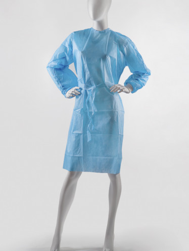 Халат хирургический, стерильный 140см (на завязках), спанбонд