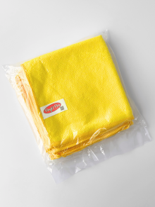 Салфетка микрофибра "Универсальная" (5 шт/уп), Желтая