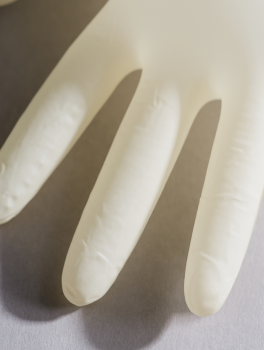 Перчатки латексные без пудры (плотность 5,5г/м²) HOFF MEDICAL, 100 шт/уп, размер L